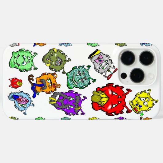 Zippy Trippy Alien Case-Mate iPhone Case (Achterkant (horizontaal))