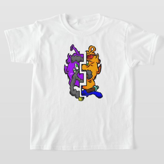 Zippy Trippy Alien Dazs 2-face Ha/Old k T-shirt (Laagn)