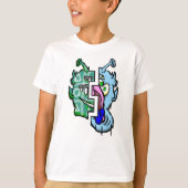 Zippy Trippy Alien Dazs 2-face Xo/Ice k T-shirt (Voorkant)