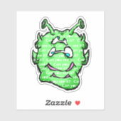 Zippy Trippy Alien Dazs Can Sticker (Vel)