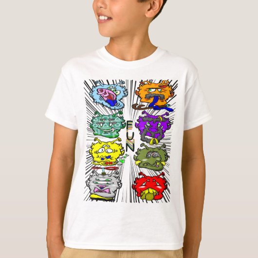 Zippy Trippy Alien Dazs Fun k T-shirt (Voorkant)