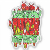 Zippy Trippy Alien Dazs G-Y Sticker (Voorkant)