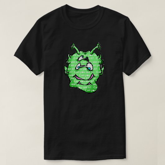 Zippy Trippy Alien Dazs Green T-shirt (Design voorkant)