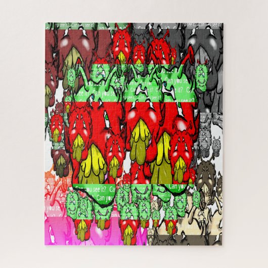 Zippy Trippy Alien Dazs Green-Tooth Legpuzzel (Verticaal)