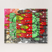 Zippy Trippy Alien Dazs Green-Tooth Legpuzzel (Horizontaal)