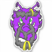 Zippy Trippy Alien Dazs Hair Sticker (Voorkant)