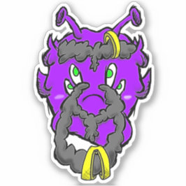 Zippy Trippy Alien Dazs Hair Sticker