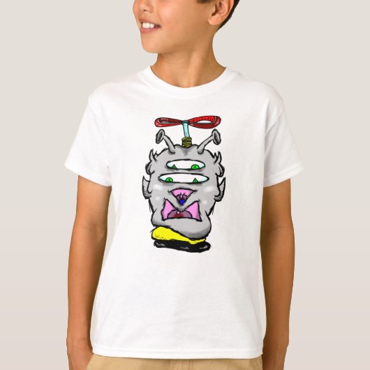 Zippy Trippy Alien Dazs Spinner k T-shirt (Voorkant)