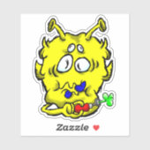 Zippy Trippy Alien Dazs Toot Sticker (Vel)