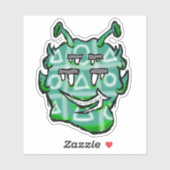 Zippy Trippy Alien Dazs XOXO Sticker (Vel)