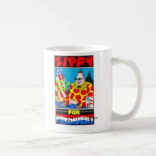 Zippy voor President Koffiemok (Rechts)