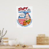 Zippy voor President! Poster (Keuken)