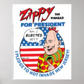 Zippy voor President! Poster (Voorkant)