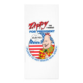 Zippy voor President! Reclamekaart (Achterkant)