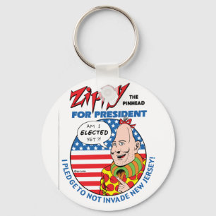 Zippy voor President! Sleutelhanger