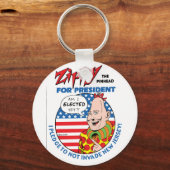 Zippy voor President! Sleutelhanger (Voorkant)
