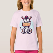 Zippy Zebra T-shirt (Voorkant)
