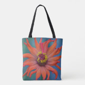 Zippy Zinnia Tote Bag (Achterkant)