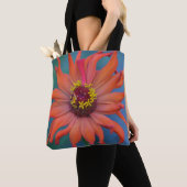 Zippy Zinnia Tote Bag (Dichtbij)
