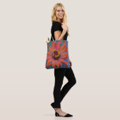 Zippy Zinnia Tote Bag (Op model)