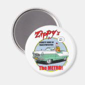 Zippy's Metro Magnet (Voorkant / Achterkant)