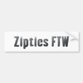 Zipties FTW [Bumpersticker] Bumpersticker (Voorkant)