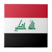 zIQ001 Iraki VLAG Irak, Tegeltje (Voorkant)