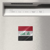 zIQ002 Iraki waving FLAG Irak, Fridge Magnet (Insitu (Vaatwasser))