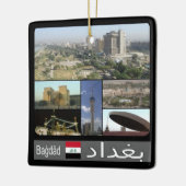 zIQ003 BAGDAD, Irak, Midden-Oosten, Azië, Keramisch Ornament (Links)