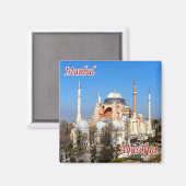 zIR005 TEHRAN 's nachts, Iran, Midden-Oosten, Frid Magneet (Voorkant / Achterkant)