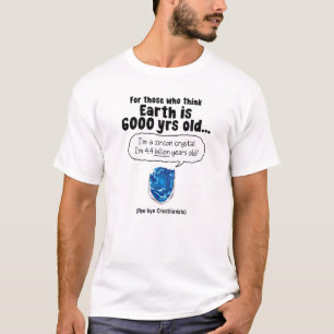 Zircon Crystal "Tot ziens Creationist!" Licht Shir T-shirt