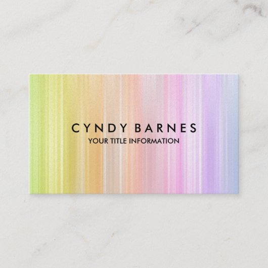 Zirconstreep Glans Visitekaartje (Voorkant)