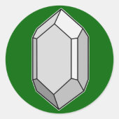 zirkoon ronde sticker (Voorkant)