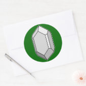 zirkoon ronde sticker (Envelop)