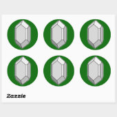 zirkoon ronde sticker (Vel)