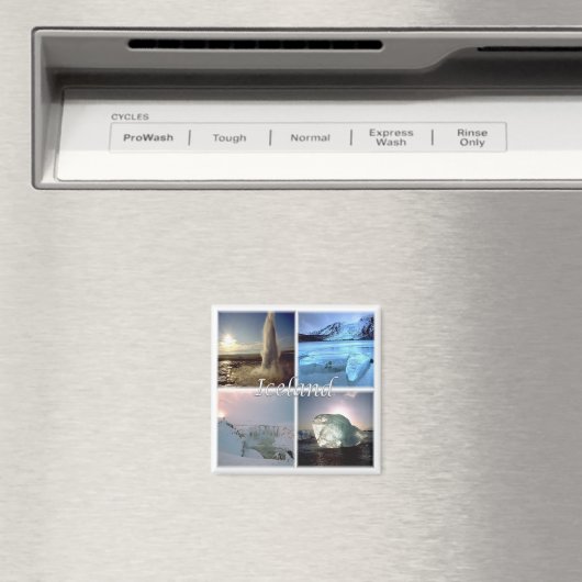 zIS002 IJSLAND, Fridge Magneet (Insitu (Vaatwasser))