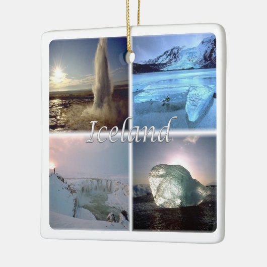 zIS002 IJSLAND, Keramisch Ornament (Links)