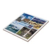 zIS004 LANDMANNALAUGAR, IJsland, Tegeltje (Zijkant)