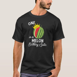 Zis Verjaardag Watermeloen Een In Een Meloen Verja T-shirt