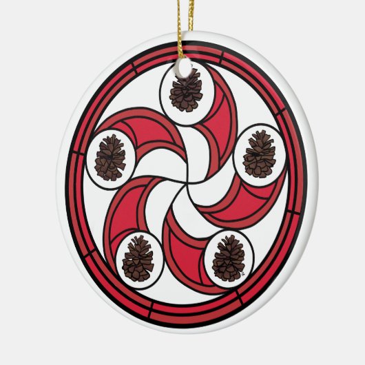 Zisa-ornament Keramisch Ornament (Links)