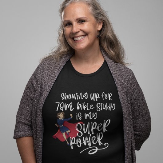 Zisserige SUPER POWER (lichte huid), zwart, 7 uur T-shirt