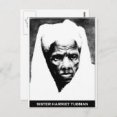 Zister Harriet Tubman Briefkaart (Voorkant / Achterkant)