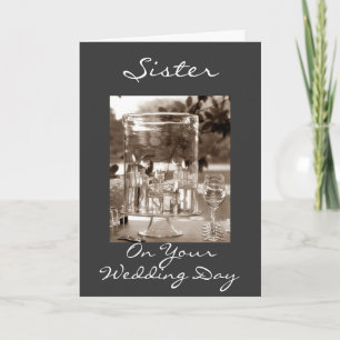 ZISTER OP JE WEDDAG KAART