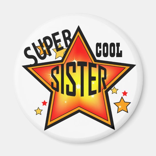 Zister Super Cool Star Funny Magnet (Voorkant)