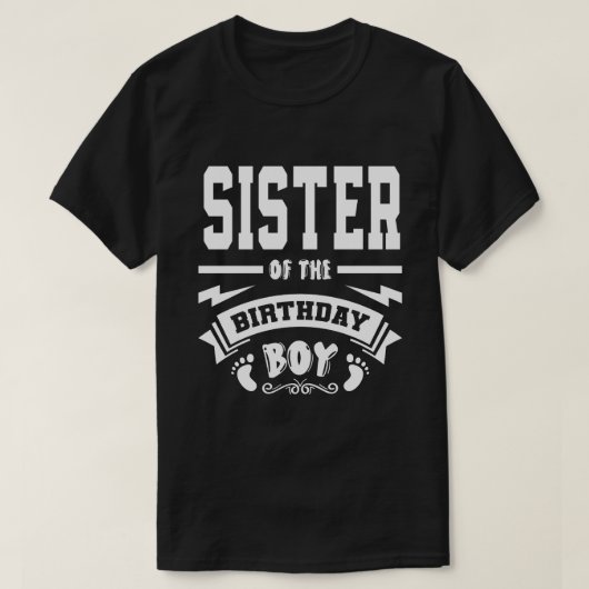 ZISTER VAN DE BRITSE jongen T-shirt (Design voorkant)