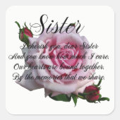 ZISTER VIERKANTE STICKER (Voorkant)