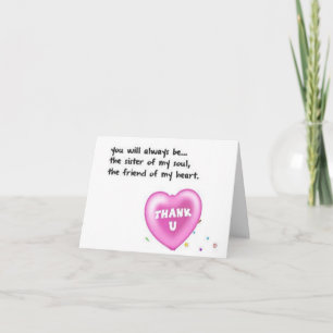 ZISTER, VRIEND OP MIJN MIJN MIJN MIJN HART ALTIJD KAART