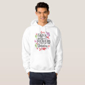 Zisters verschillende bloemen van dezelfde tuinboe hoodie (Voorkant volledig)