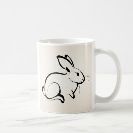 Zit&Bit Artistry - Uniek Konijn Zodiac Design Koffiemok