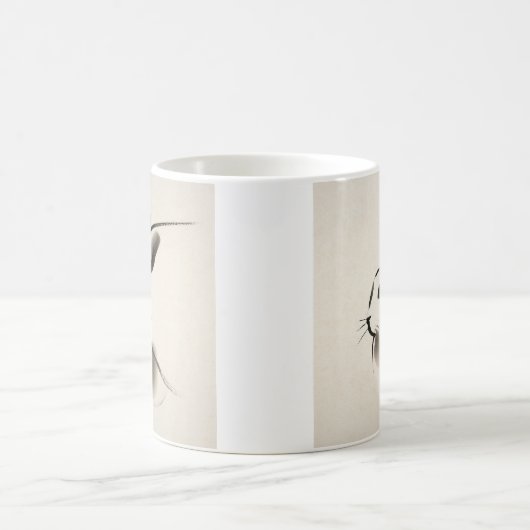 Zit&Bit Artistry - Uniek Konijn Zodiac Design Koffiemok (Center)